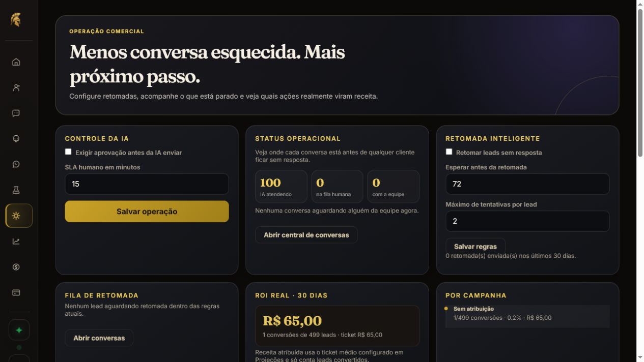 Painel de operação inteligente do Romulus
